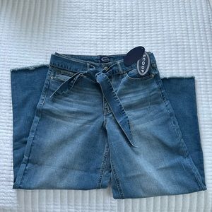 Scoop Women's Marietta Cropped Wide Leg Jeans